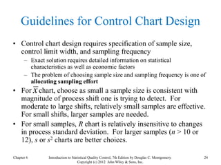 Sampling Plan Vs Control Chart 1624697595.pdf statistical quality control | PDF
