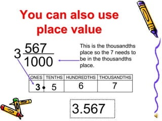Fractions to Decimal
