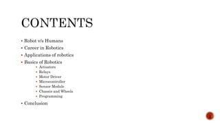 robotics and automation | PPTX