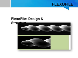 FLEXOFILE
FlexoFile: Design &
Structure
 