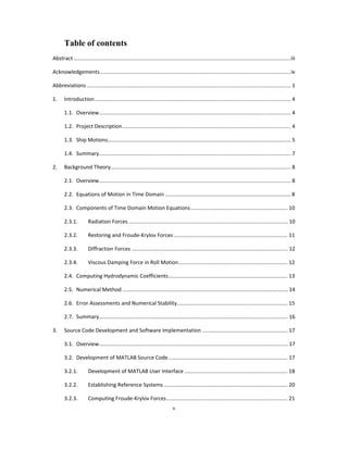 Practical Source Code for Ship Motions Time Domain Numerical Analysis ...