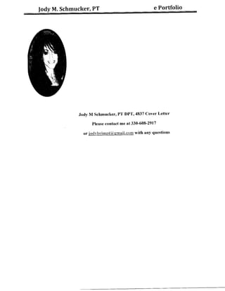 Jody M Schmucker PT DPT 4837 Resume and cover letter fall 2015 (2)