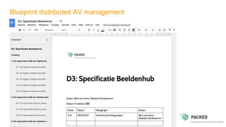 Blueprint distributed AV management
 