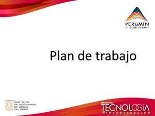Plan de trabajo  