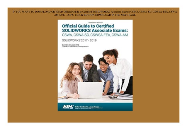 Pdf Download Official Guide To Certified Solidworks Associate Exam