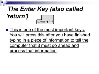 Keyboard basics and important keys to for beginners.ppt