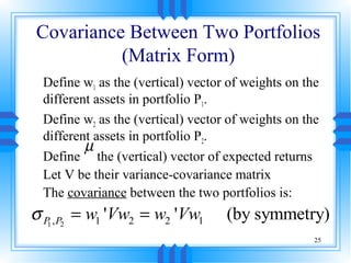 1635 variance portfolio | PPT