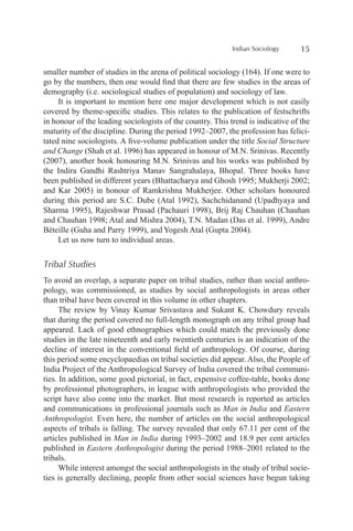 Sociology And Social Anthropology In India Indian Council Of Social ...
