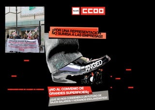 El convenio de GGAA, firmado por los sindicatos al
servicio de las instrucciones de la empresa (FASGA y
FETICO), y rechaza...