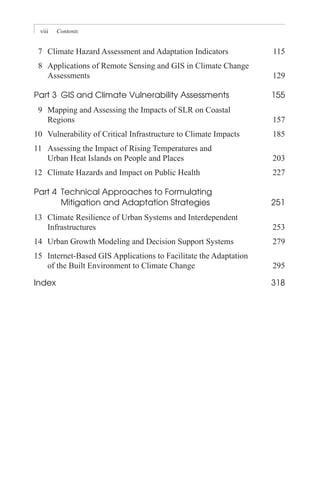Geospatial Applications For Climate Adaptation Planning Diana Mitsova | PDF