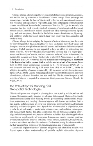 Geospatial Applications For Climate Adaptation Planning Diana Mitsova | PDF