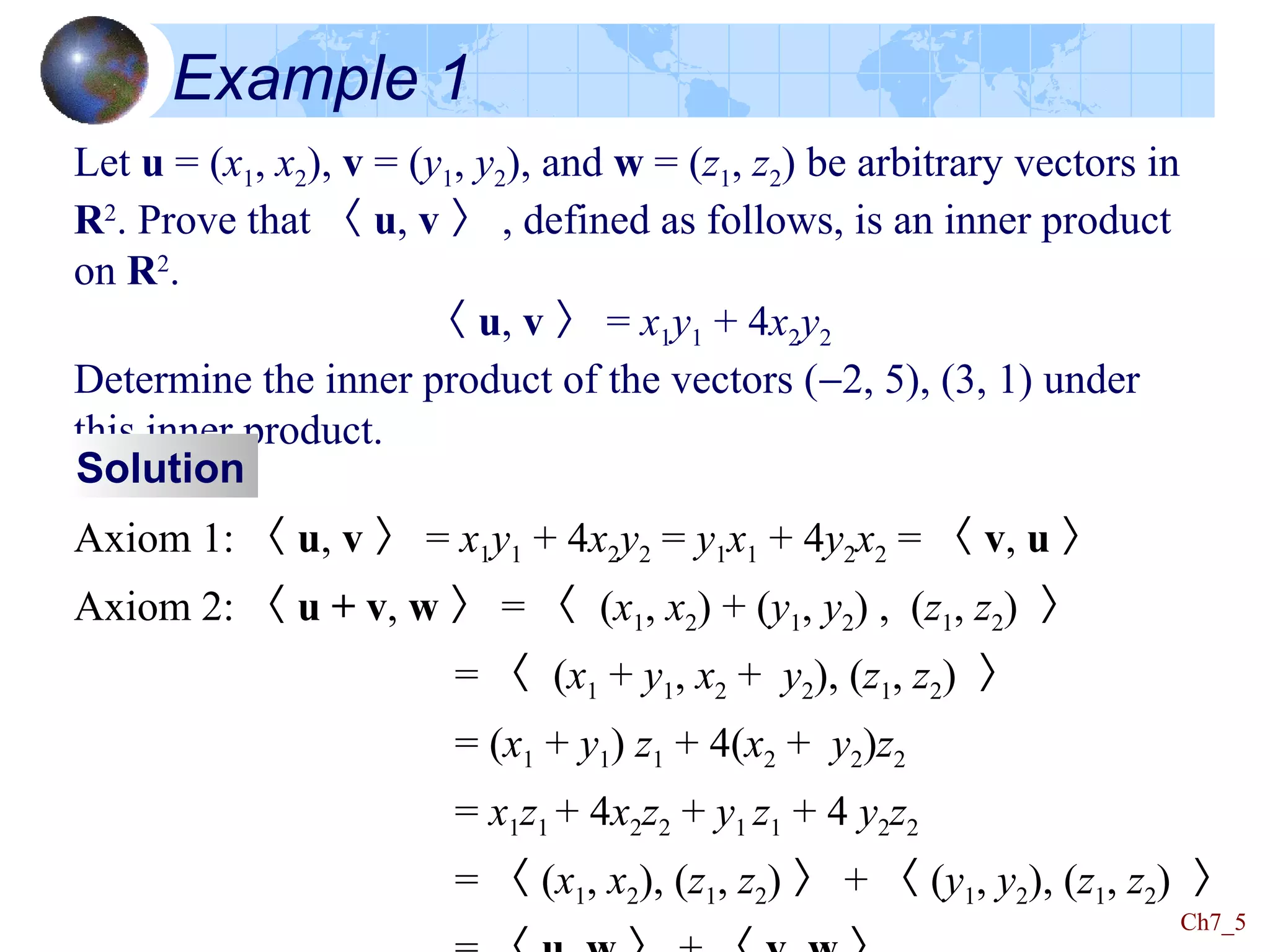 1639 vector-linear algebra | PPT