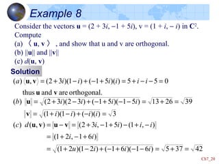 1639 vector-linear algebra | PPT