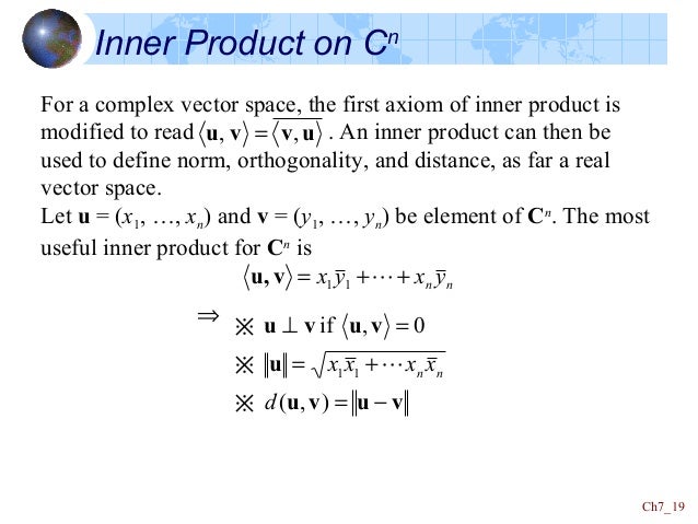 1639 Vector Linear Algebra