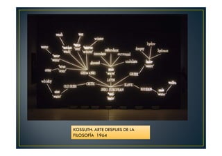 KOSSUTH. ARTE DESPUES DE LA 
FILOSOFÍA 1964 
 