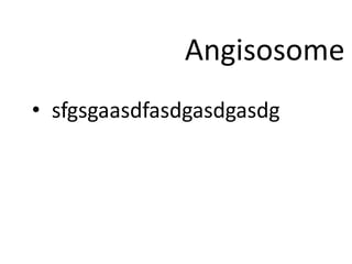 Angisosome
• sfgsgaasdfasdgasdgasdg
 