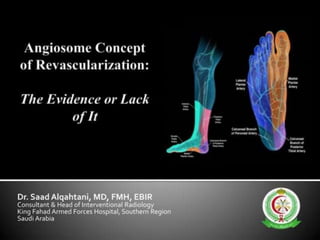 Angiosome concept of foot