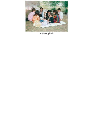 A school picnic
 