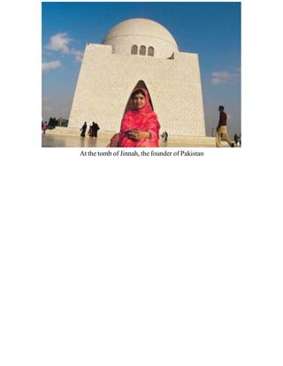 At the tomb of Jinnah, the founder of Pakistan
 