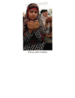 With my mother in Medina
 