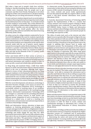 Media and Information Literacy Skills of Senior High School Students of ...