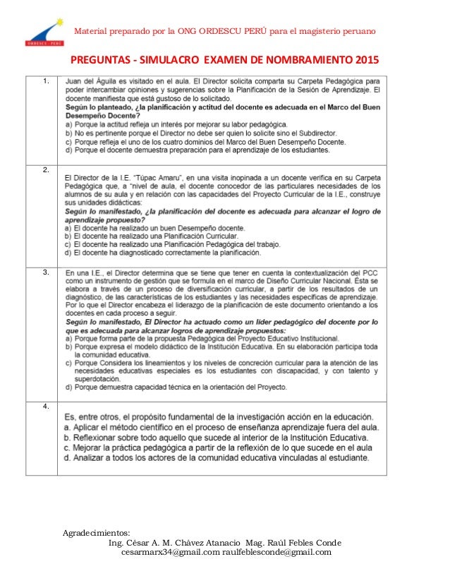 163 preguntas simulacro examen de nombramiento 2015-con claves