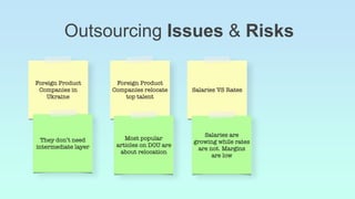 Outsourcing is a dead-end