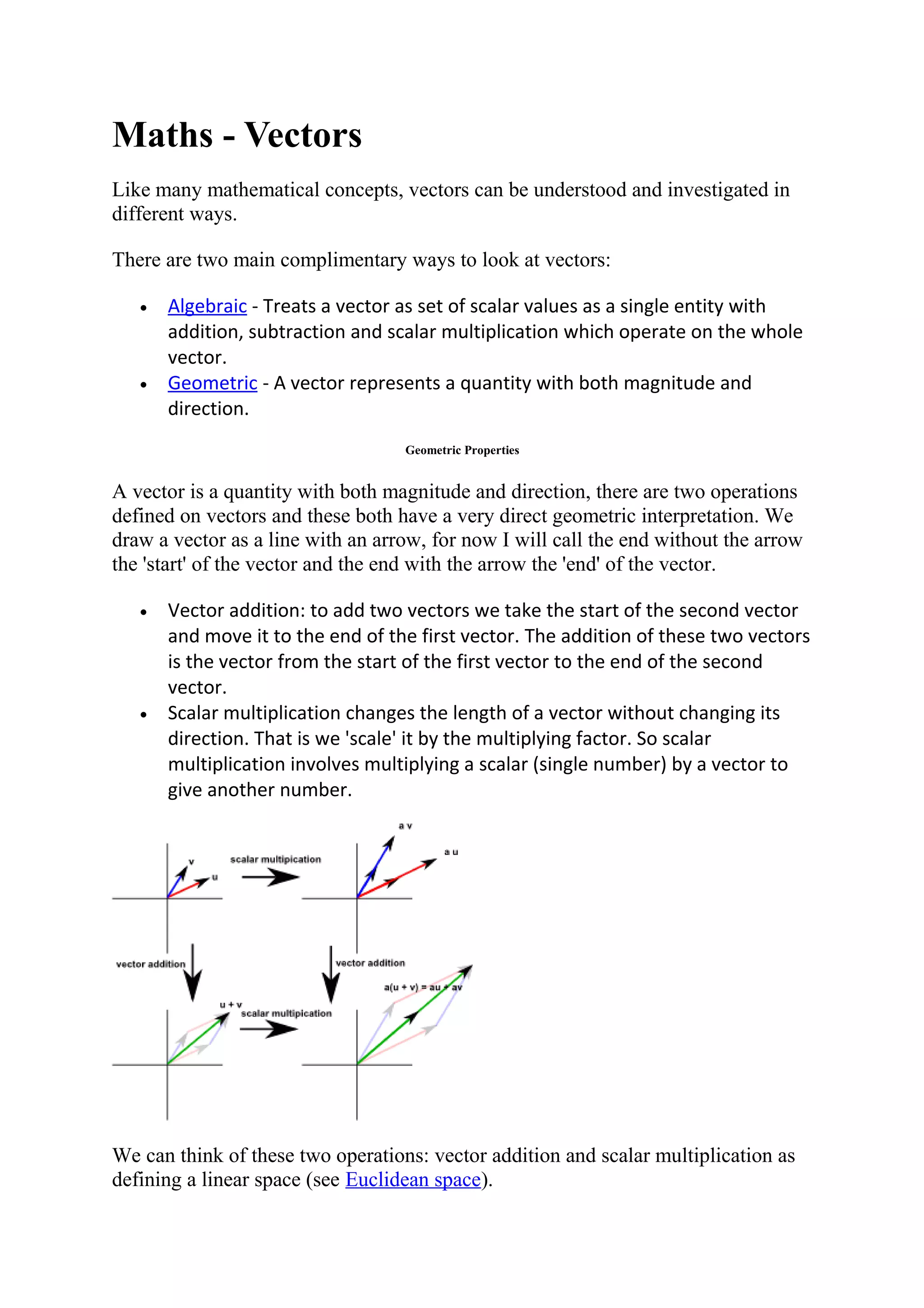 Vector Math Visualize 1640 vector-maths | DOC