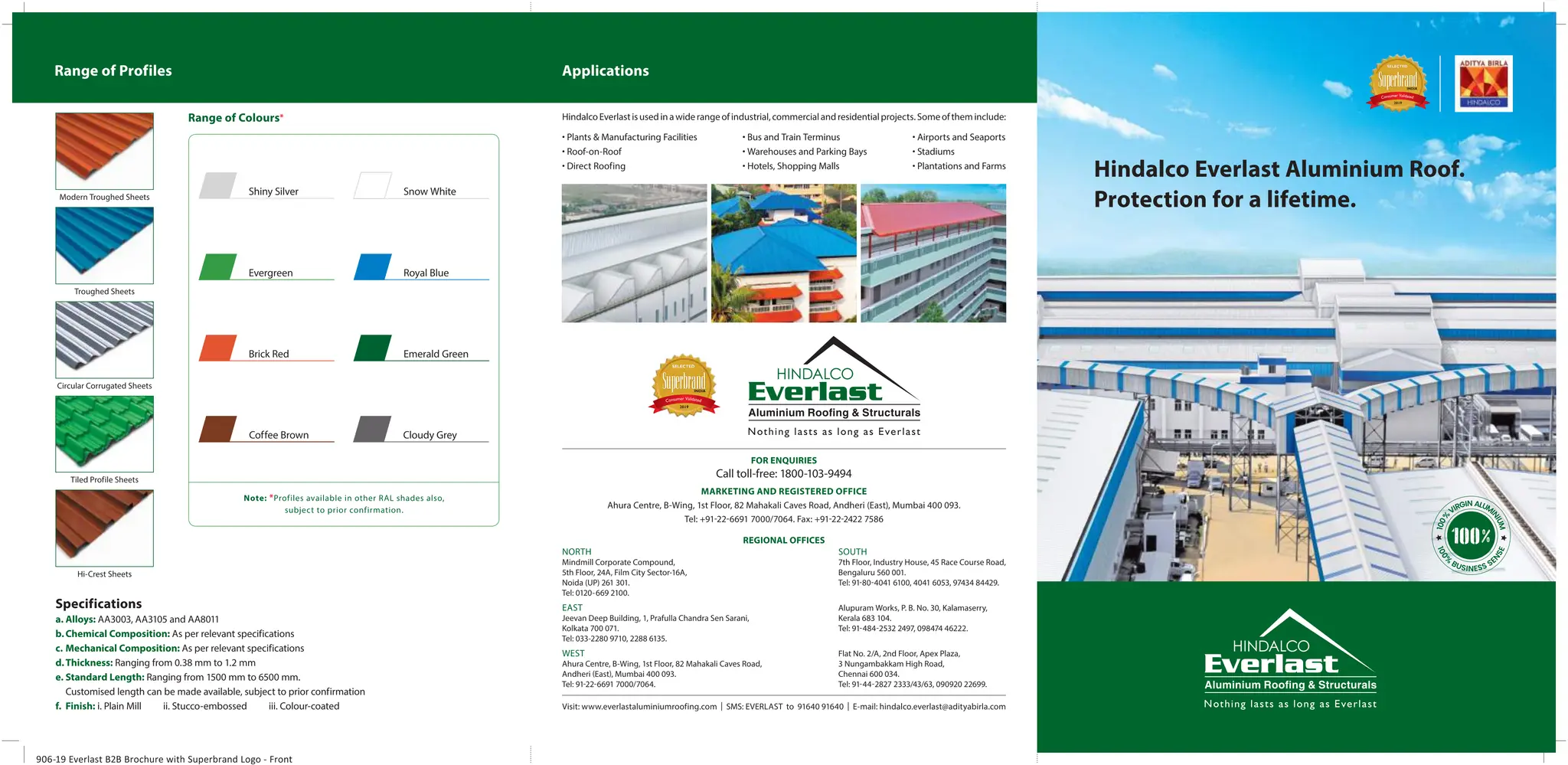Hindalco Everlast Aluminium Roofing Sheet PPT