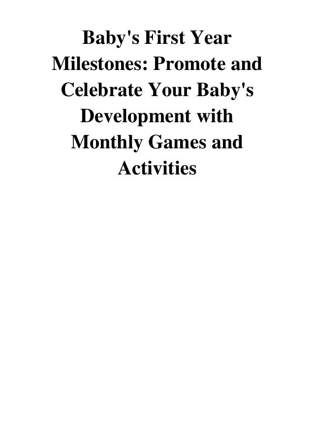 baby's first year milestones aubrey hargis