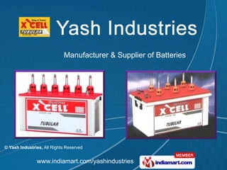 Manufacturer & Supplier of Batteries  