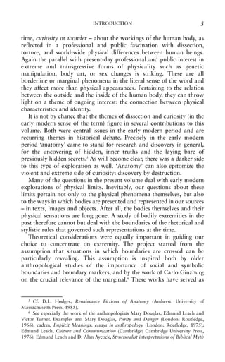 Bodily Extremities Preoccupations With The Human Body In Early Modern ...