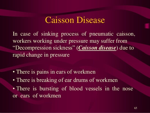 caisson disease