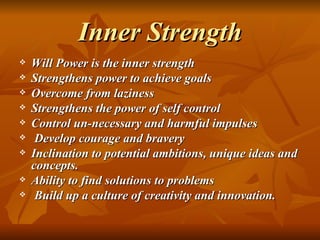 Will Power & Self Discipline | PPT