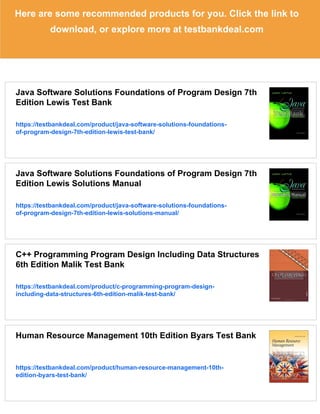 Java Foundations Introduction to Program Design and Data Structures 4th ...