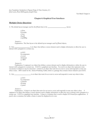 Java Foundations Introduction to Program Design and Data Structures 4th ...