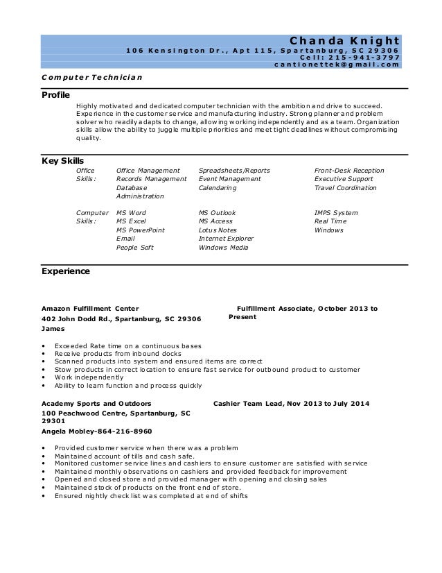 computer tech resume 2