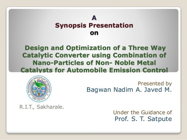 synopsis Presentation