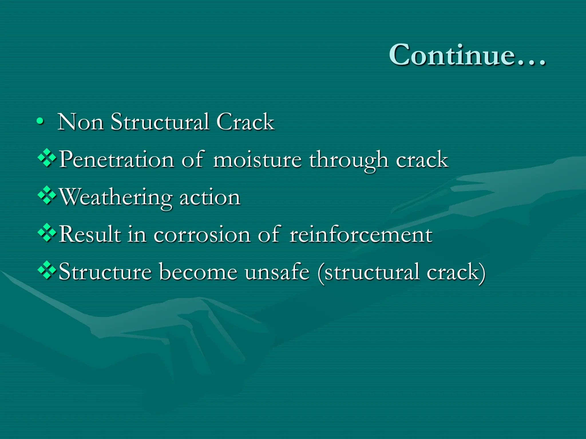Building cracks for structural and non structural | PPT