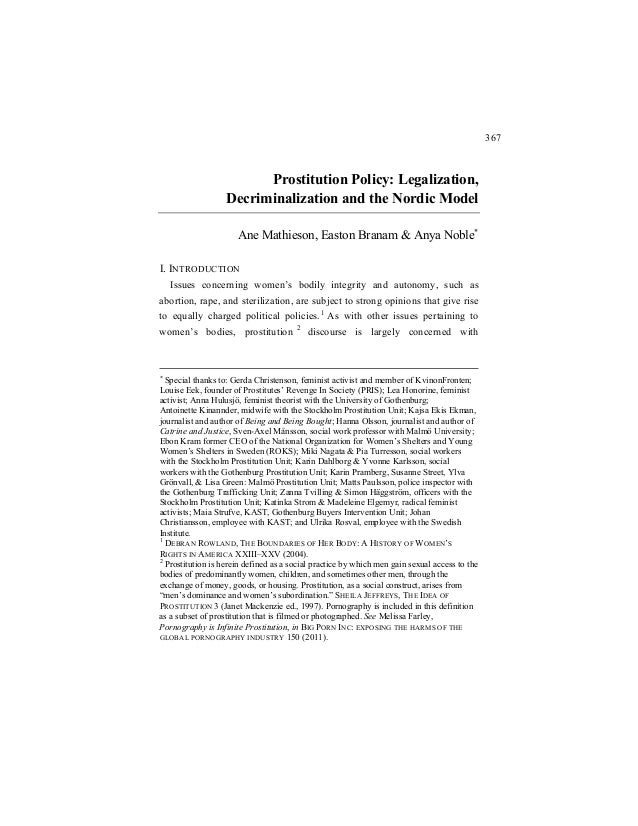 an introduction to the legalization of prostitution The historical legislation on prostitution is as vast prostitution legalisation sexual offences which saw the introduction of anti-social. an introduction to the legalization of prostitution The historical legislation on prostitution is as vast prostitution legalisation sexual offences which saw the introduction of anti-social.