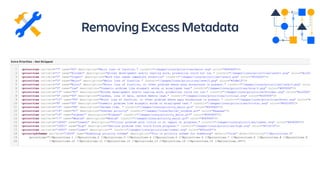 RemovingExcessMetadata
 