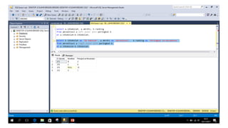 Penggunaan SUBQUERY SQL SERVER (USING SUBQUERIES) | PPTX