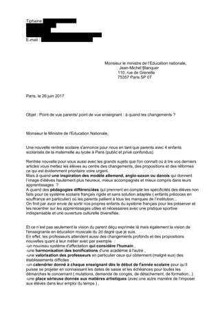 Tiphaine Chabert-Sztykgold
124 rue de Javel
75015 PARIS
Mob :06 75 09 19 43/ Fixe 01 45 54 71 16
E-mail : tiphaine.chabert...