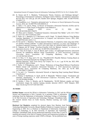 Malware Detection and Classification using Generative Adversarial ...