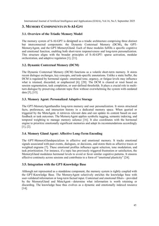 Memory Architecture in S-AI-GPT: From Contextual Adaptation to Hormonal ...