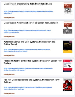 Embedded Linux system design and development 1st Edition P. Raghavan | PDF