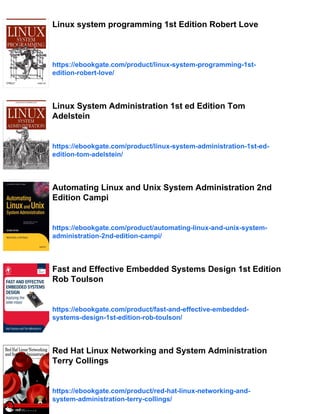 Embedded Linux system design and development 1st Edition P. Raghavan | PDF