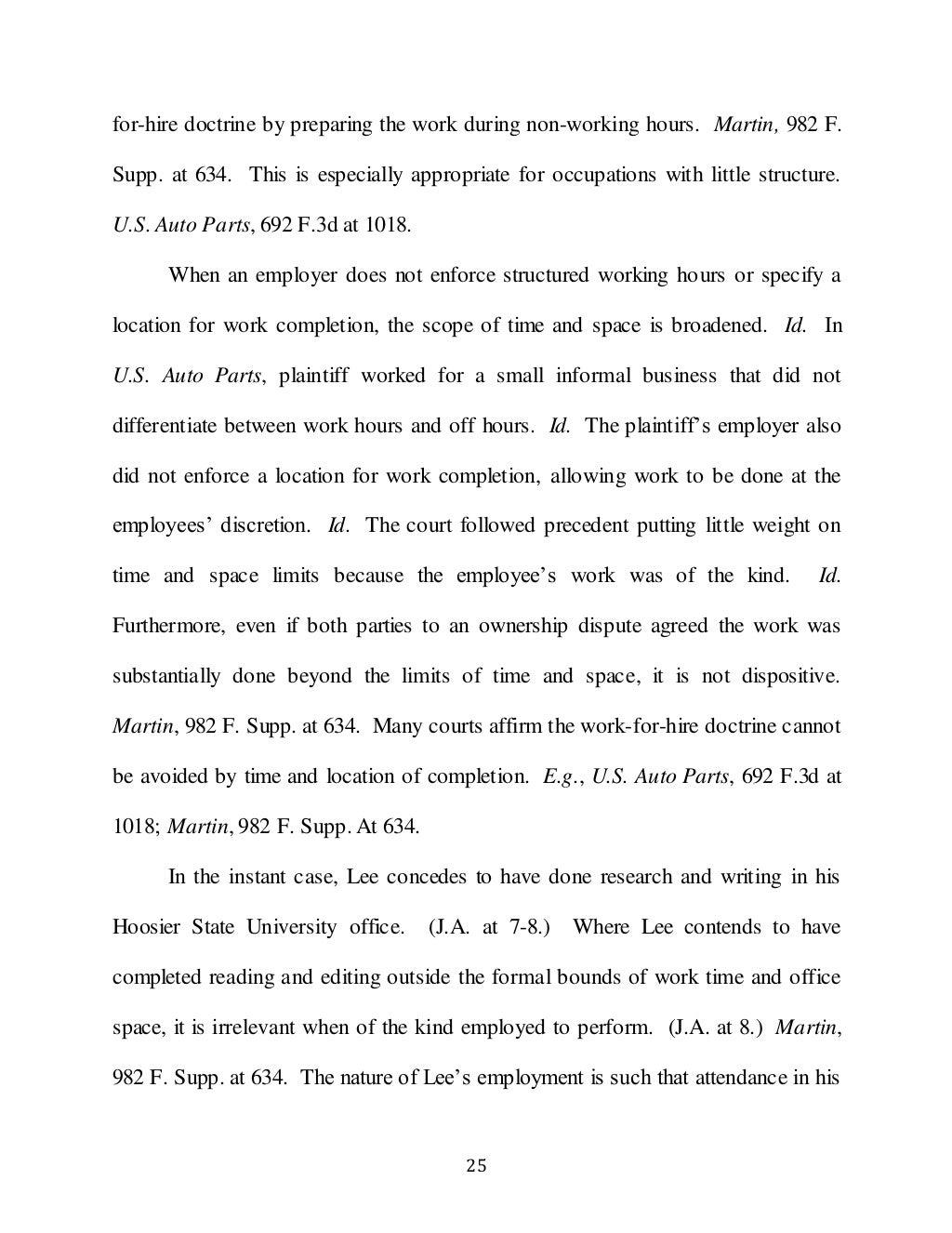 App Writing Sample, Long