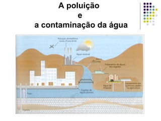A poluição
e
a contaminação da água
 