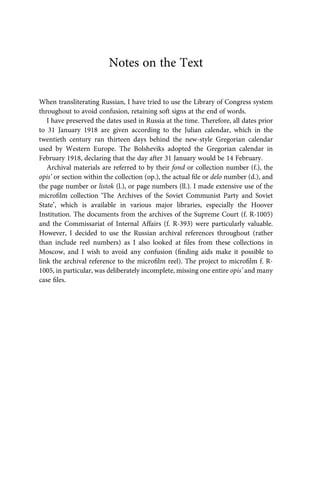 The State Versus The People Revolutionary Justice In Russias Civil War ...